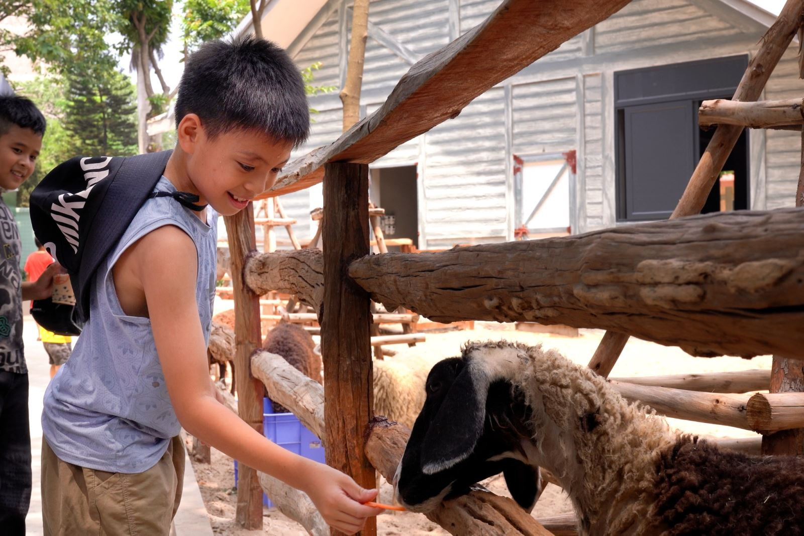 Gia đình tham quan Nông trại vui vẻ Happy Farm tại Thiên Đường Bảo Sơn
