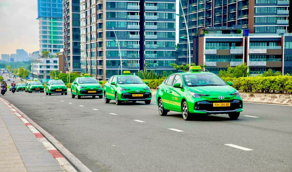 Đội xe taxi Mai Linh Bảo Lộc đa dạng, phục vụ mọi nhu cầu di chuyển.