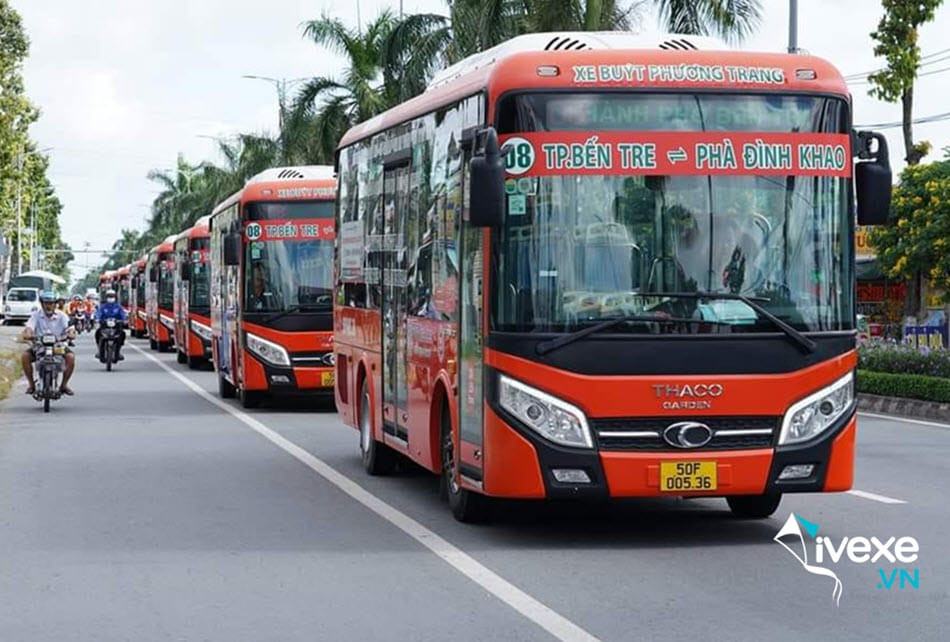 Xe buýt Phương Trang Bến Tre 20-25 chỗ hiện đại, sạch sẽ phục vụ tuyến nội tỉnh