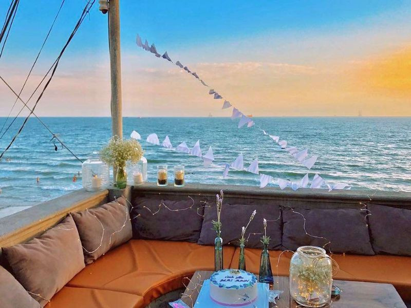 Góc nhìn ra biển lãng mạn tại quán cafe MILLA Nakedsoul ở Vũng Tàu