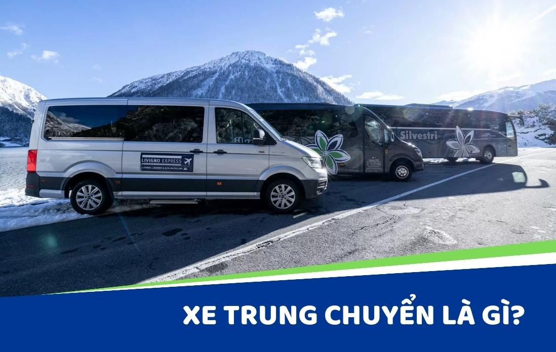 Xe trung chuyển đưa đón hành khách tại các điểm cố định