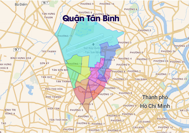 Bản đồ Quận Tân Bình