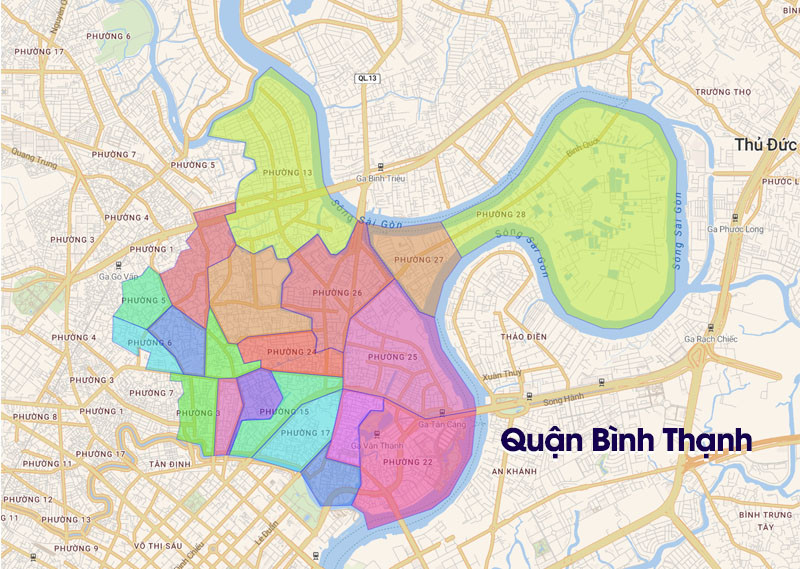 Bản đồ Quận Bình Thạnh