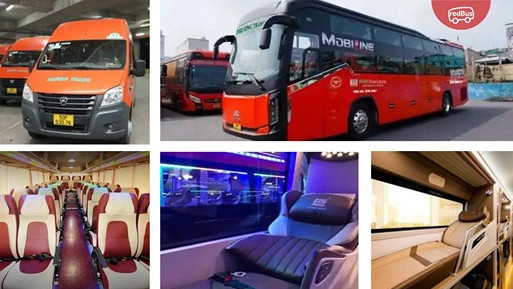Nội thất xe giường nằm Phương Trang hiện đại, sạch sẽ