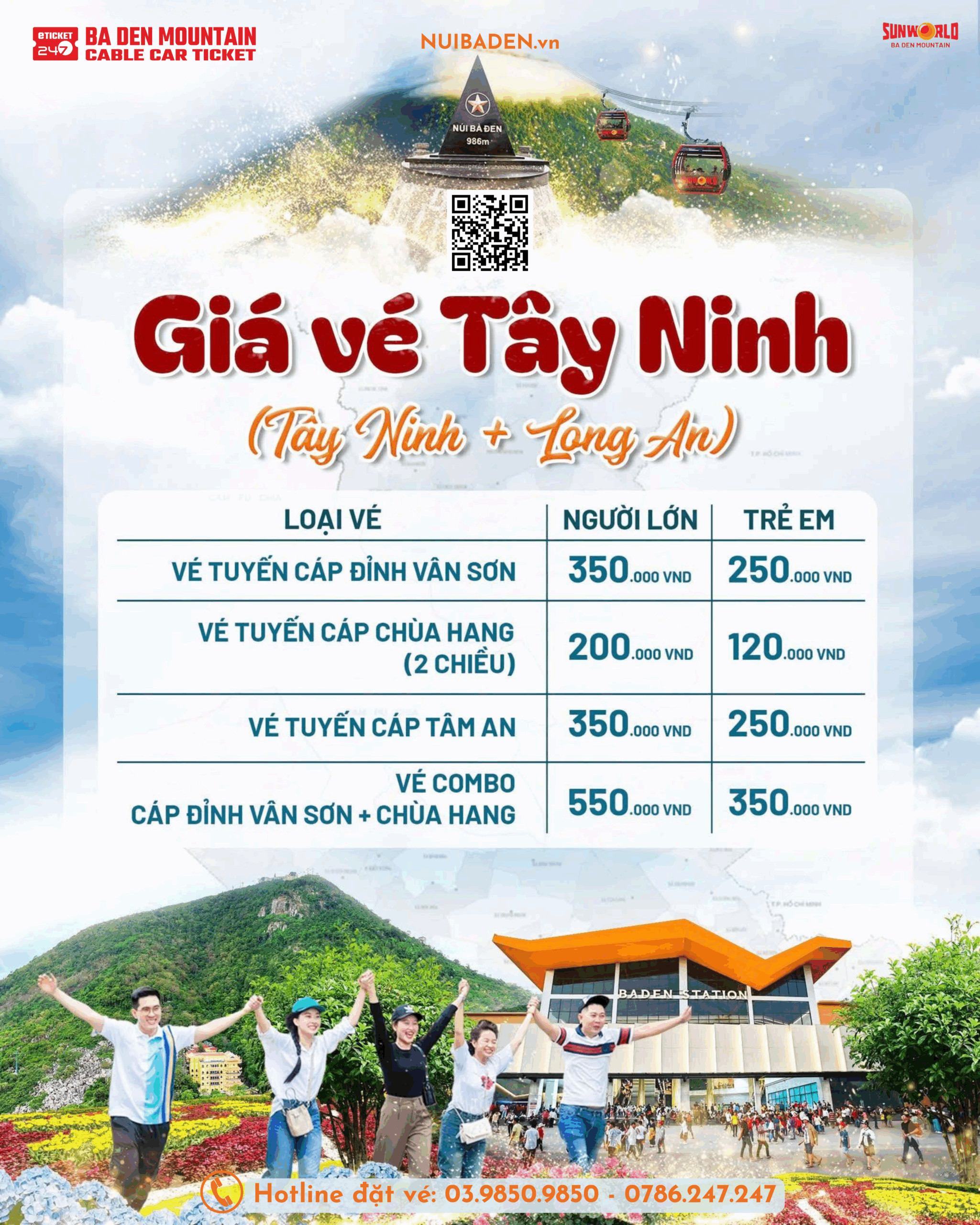 Ưu đãi vé cáp treo Núi Bà Đen dành riêng cho người dân Tây Ninh