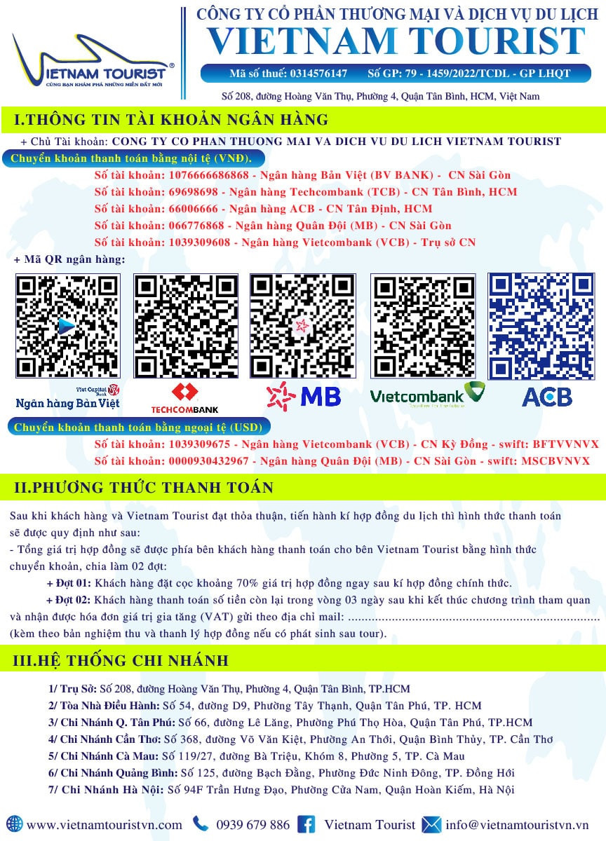 Hướng dẫn các bước đăng ký và thanh toán tour Nam Cát Tiên trực tuyến tại Du Lịch Phù Đổng