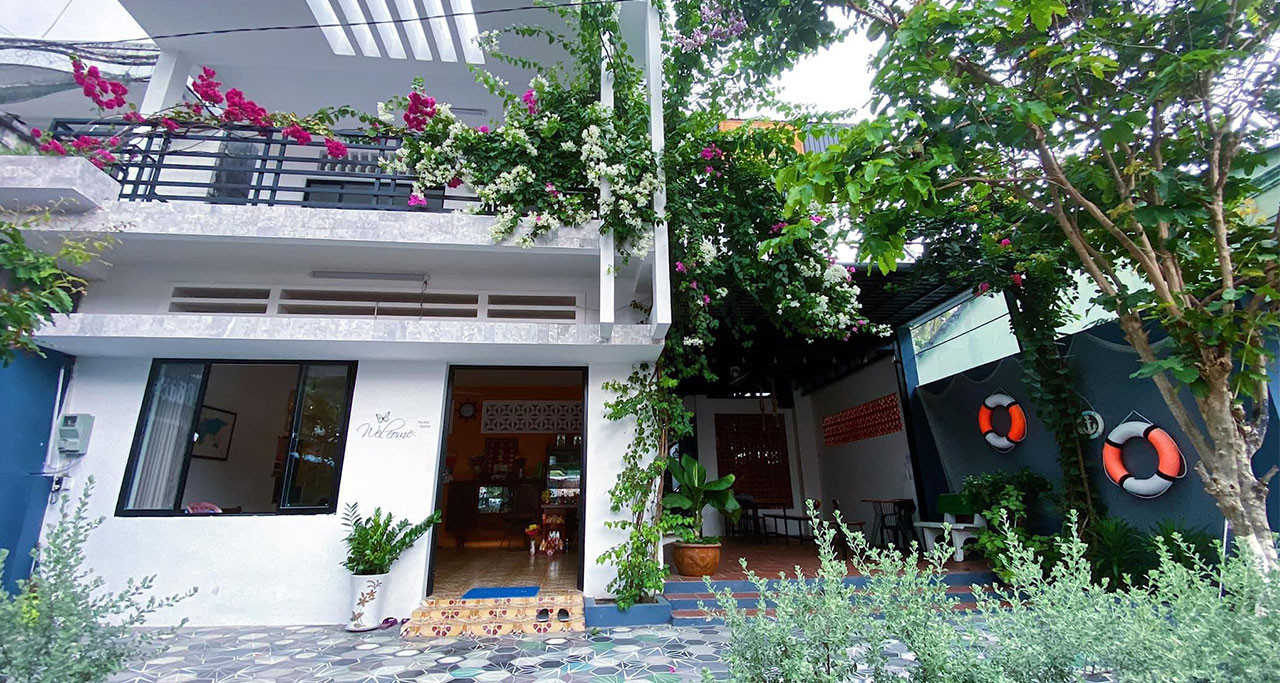 Bac's Homestay Hòn Sơn với kiến trúc mộc mạc, gần gũi thiên nhiên