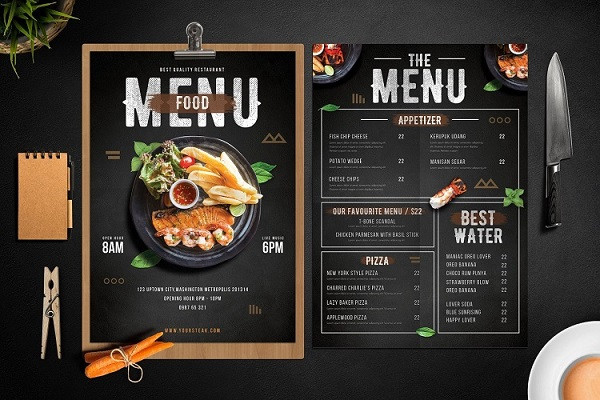 Thực đơn gọi món À La Carte sang trọng tại nhà hàng 5 sao
