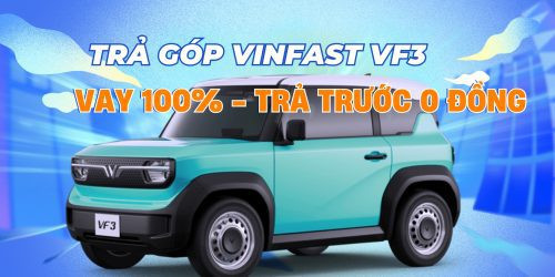 VinFast VF3 màu xanh đậu ven đường, sẵn sàng cho những chuyến du lịch khám phá.