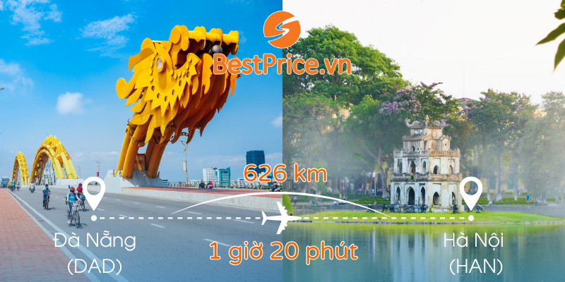 Người phụ nữ đang đặt vé máy bay từ Đà Nẵng đi Hà Nội trên máy tính xách tay với giao diện tìm kiếm chuyến bay