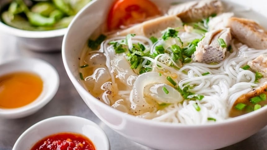 Bún sứa thanh mát cho những ngày nắng nóng