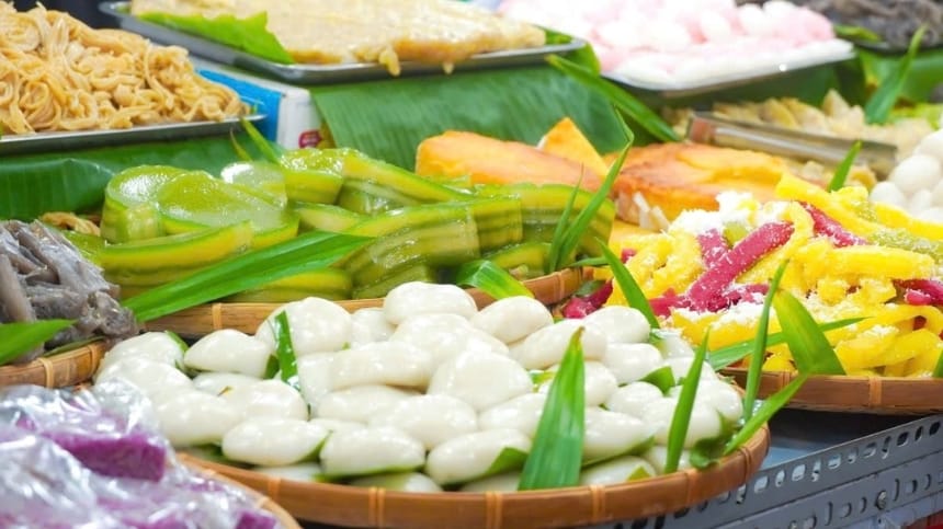 Các món bánh dân gian thể hiện sự tinh tế trong ẩm thực