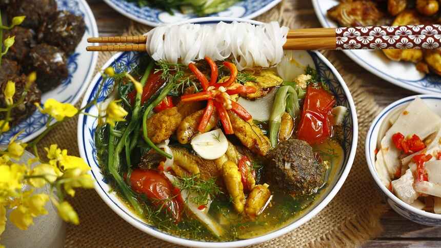 Canh cá Quỳnh Côi nổi tiếng tại Thái Bình