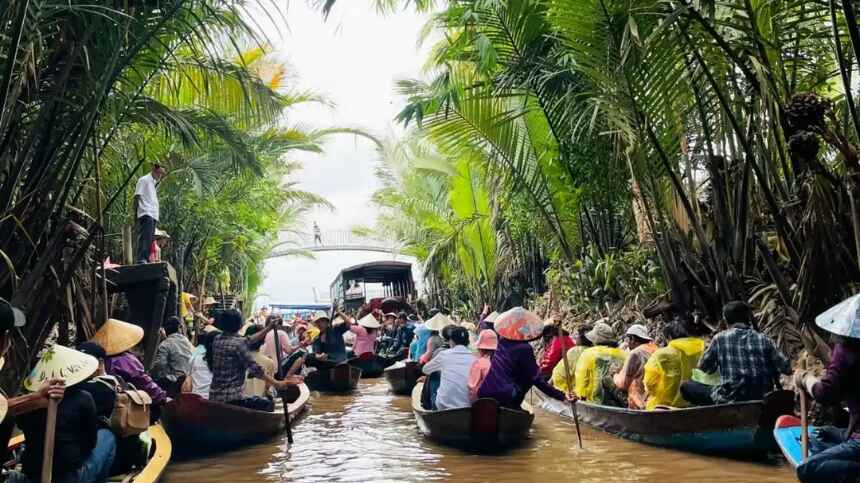 Cảnh quan xanh mướt của Mỹ Tho