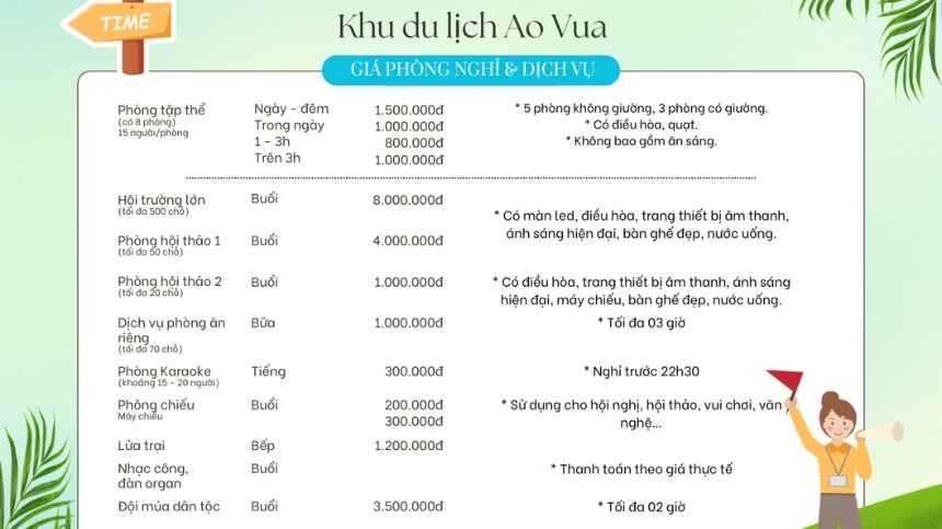 Cập nhật chi tiết giá vé vào Ao Vua mới nhất 2026