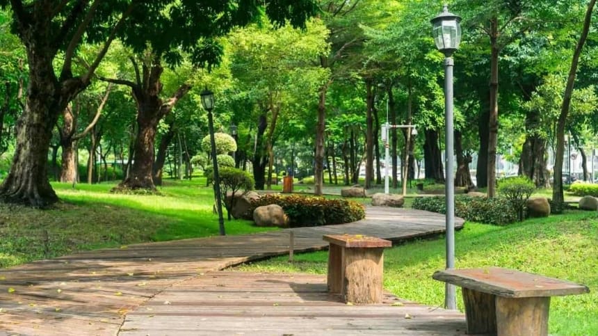 Check in với thảm cỏ xanh mướt ở công viên văn hóa Gò Vấp
