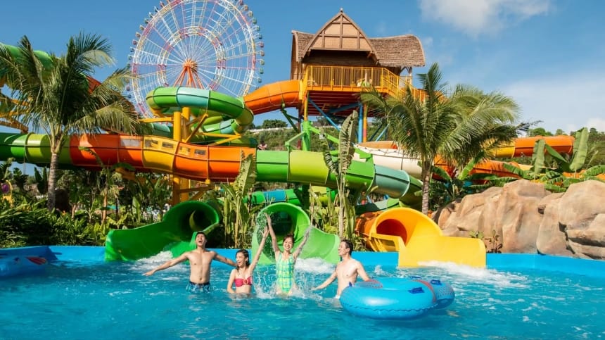 Công viên nước Vinpearl với hệ thống giải trí an toàn