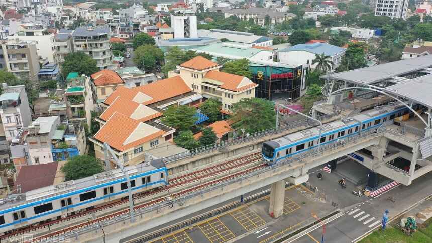 Di chuyển đến Suối Tiên dễ dàng bằng tàu cao tốc trên cao