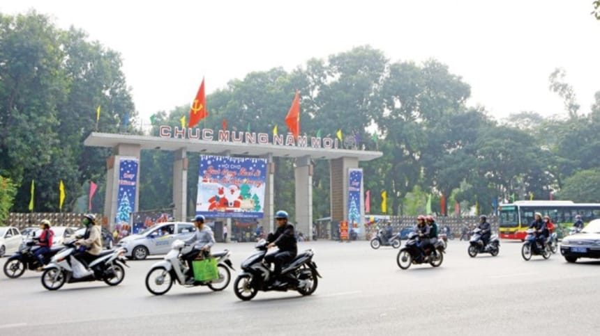 Di chuyển đến công viên bằng phương tiện cá nhân dễ dàng