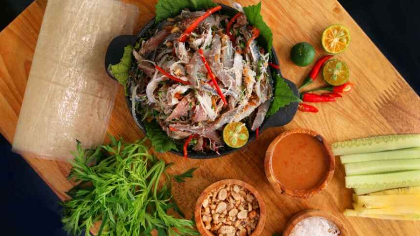 Gỏi cá Biên Hòa – tinh hoa vị tươi gói trọn
