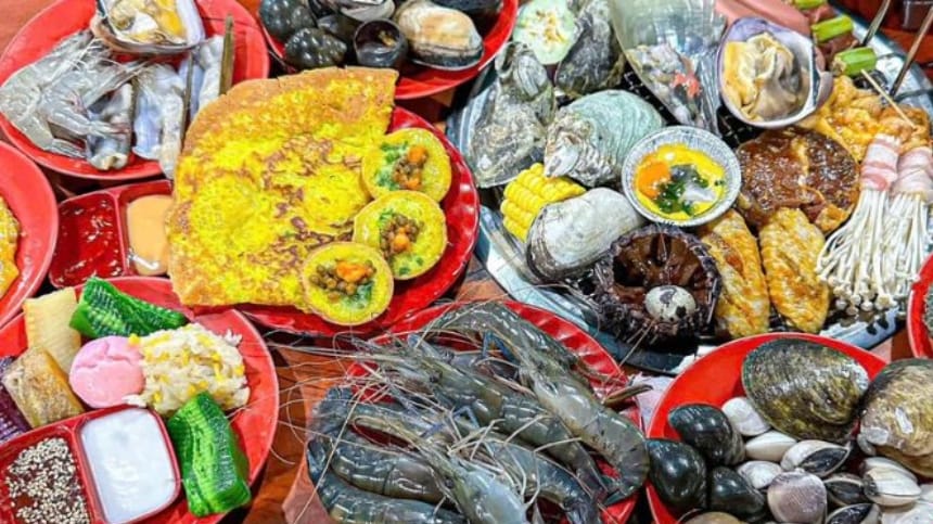 Hải sản tươi được đánh bắt mỗi ngày tại Rạch Giá