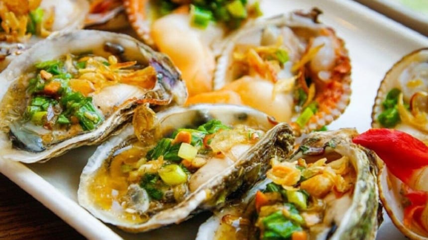 Hàu sữa nướng với hương vị hấp dẫn khó quên