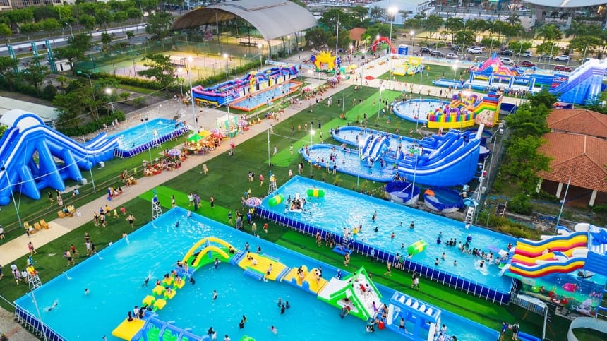 Holie Water Park là công viên nước ngoài trời có quy mô lớn nhất Đà Nẵng