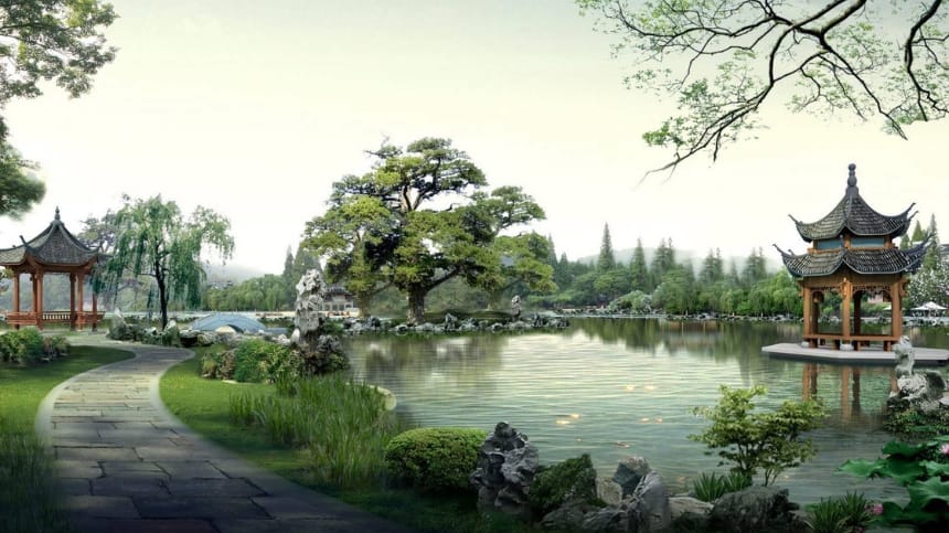 Khu vườn Nhật Bản yên tĩnh giữa lòng Ecopark