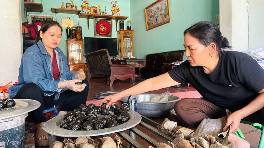 Làng bánh gai Ninh Giang – hương vị từ ký ức