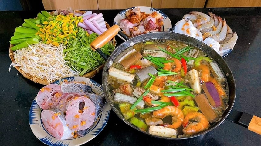 Lẩu mắm Bạc Liêu mang dấu ấn văn hóa sông nước