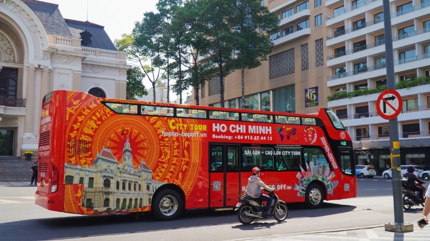Người dân có thể đến công viên bằng nhiều phương tiện
