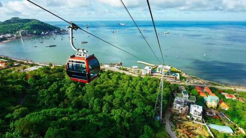 Toàn cảnh Vũng Tàu thơ mộng từ cáp treo