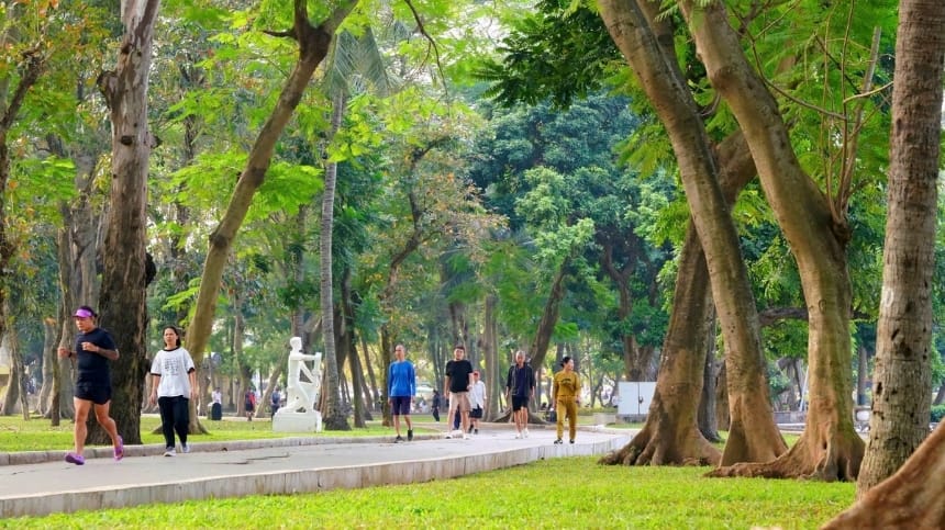 Đặc trưng của công viên Hà Nội