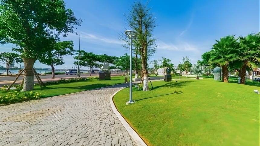 Di chuyển thuận tiện tới công viên