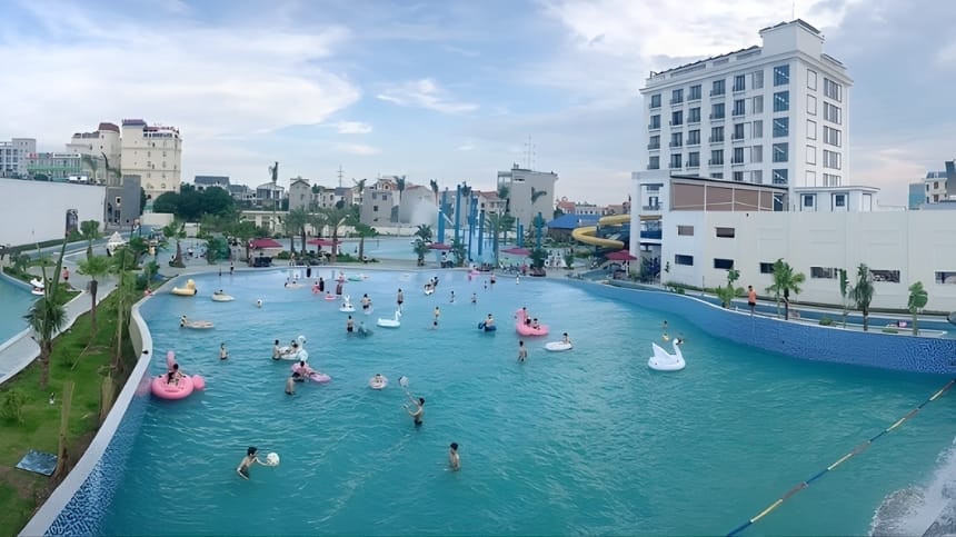 Hồ tạo sóng lười thả trôi thư giãn