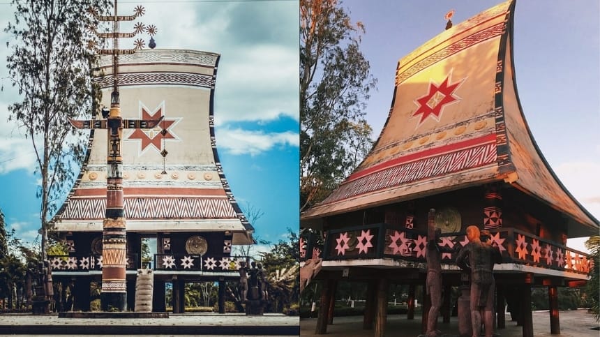 Không gian nhà mồ đậm bản sắc