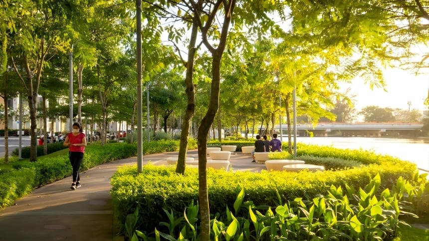 Không gian “xanh” ở quận 7 Hồ Chí Minh