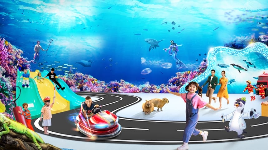 Khu Aquarium Ocean City Cho Bé