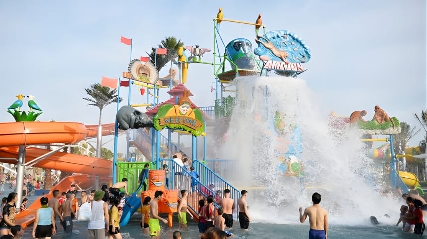 Khu trẻ em nước nông an toàn