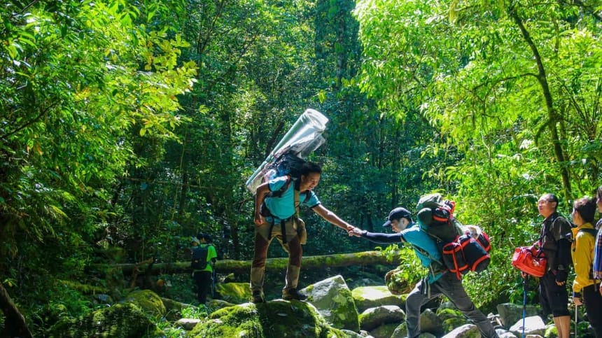 Kinh nghiệm đi trekking vườn quốc gia Phước Bình