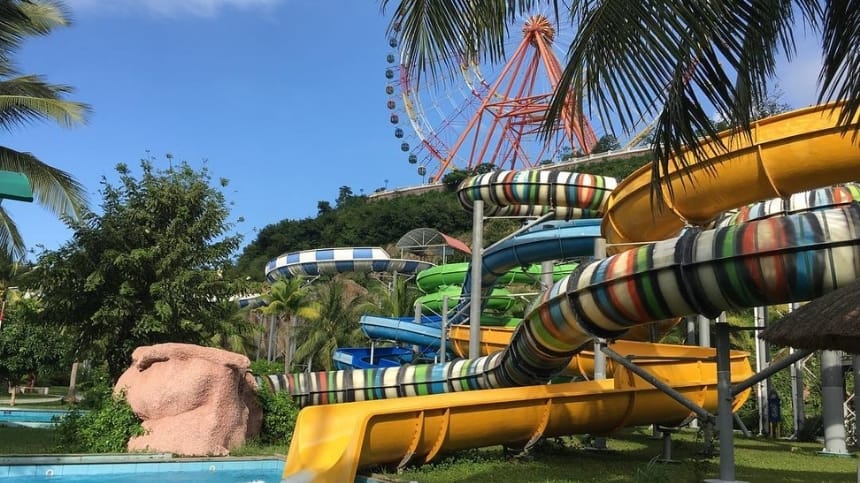 Phá đảo công viên nước Hà Tĩnh với kinh nghiệm “sịn”