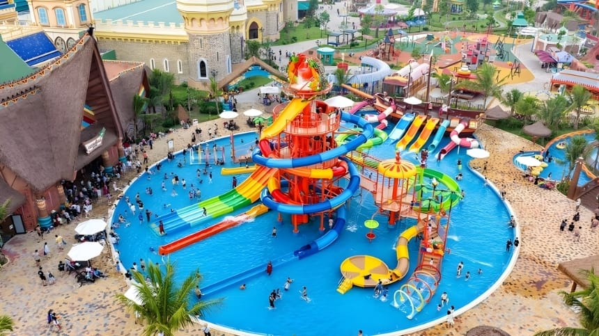 Quy mô cực rộng của công viên Vũ Yên