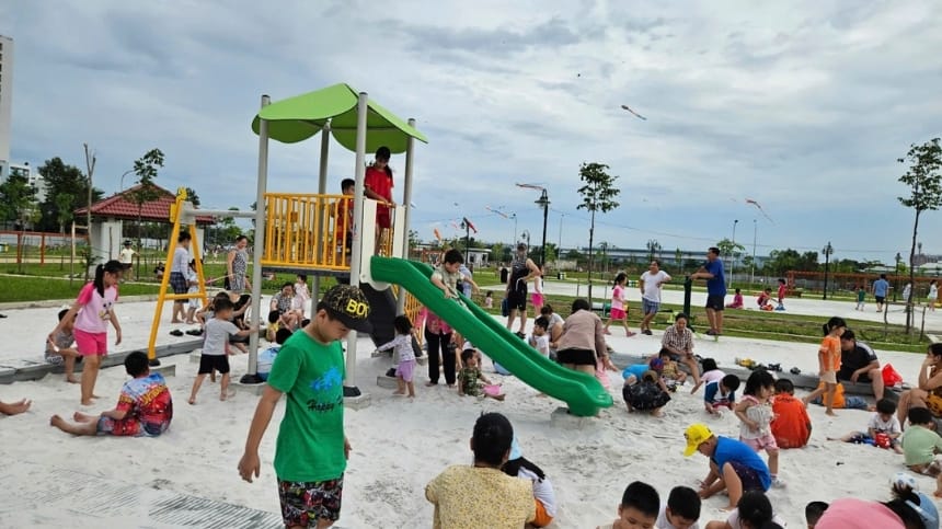 So sánh không gian vui chơi tại công viên quận 12
