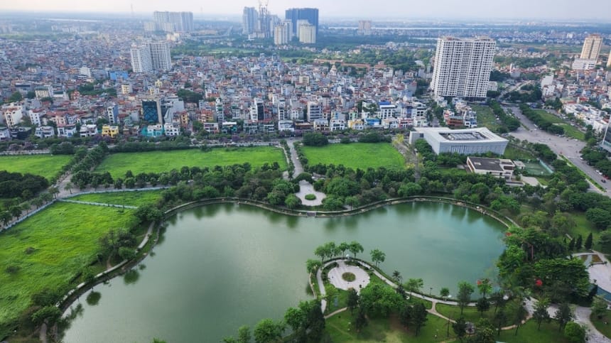 Vị trí và cách di chuyển đến công viên Ngoại Giao Đoàn