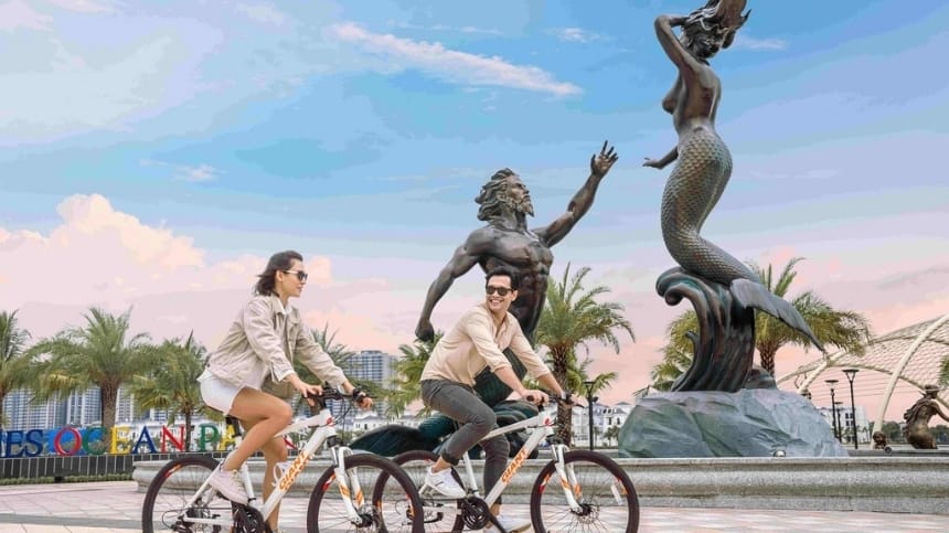 Xe đạp dạo quanh tuyến cảnh quan