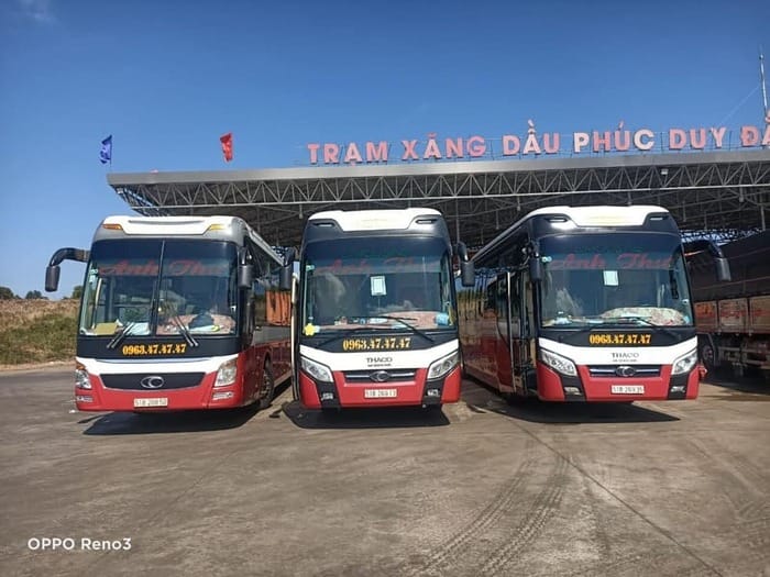 Thông tin lịch trình chuyến đi, điểm đón trả khách và giá vé