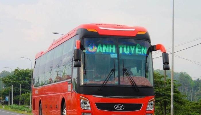 Địa chỉ văn phòng và thông tin liên hệ với nhà xe Anh Tuyên