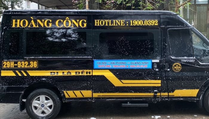 Nhà xe Hoàng Công cung cấp dịch vụ vận chuyển hành khách tại miền Bắc