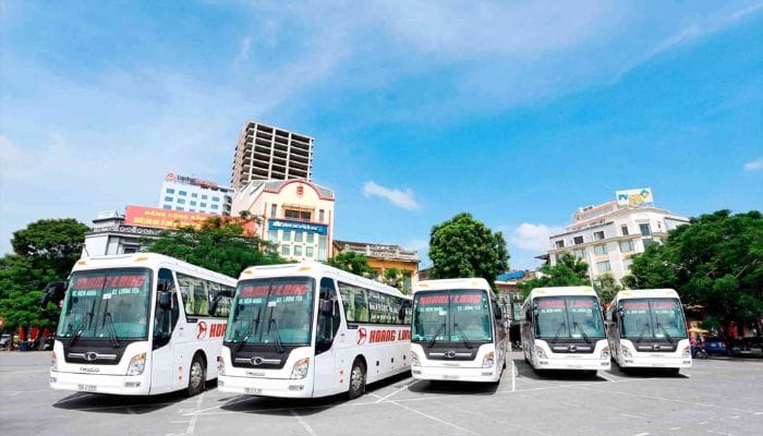 Nhà xe Hoàng Long cho thuê xe hợp đồng dịch vụ