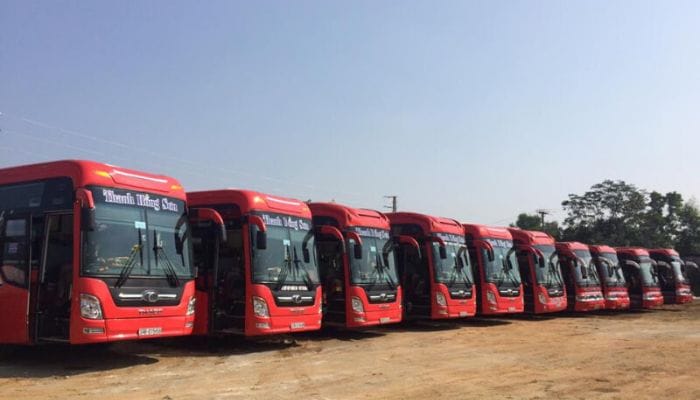 Các tuyến đường trọng điểm của nhà xe Hồng Sơn